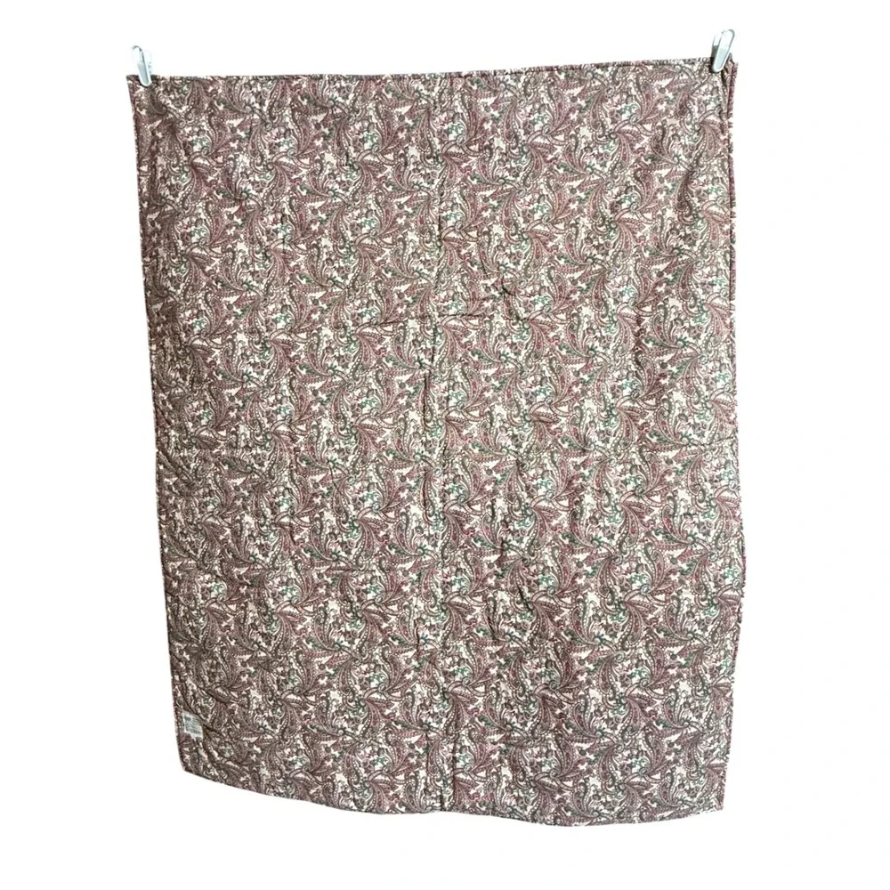 Firehouse Quilts Pink Red Patchwork Paisley Grandmacore